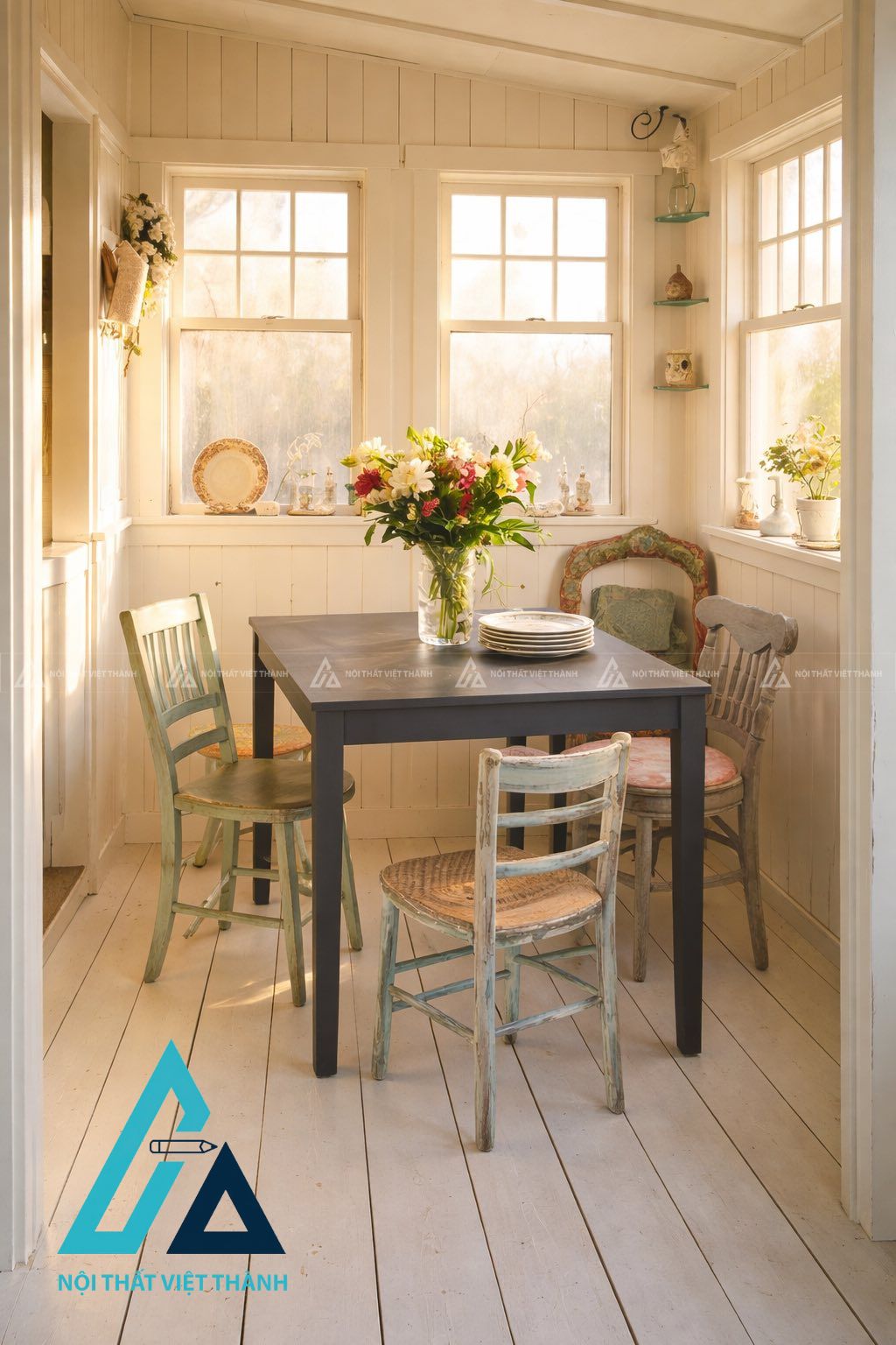 Bộ bàn ăn cho không gian nhỏ