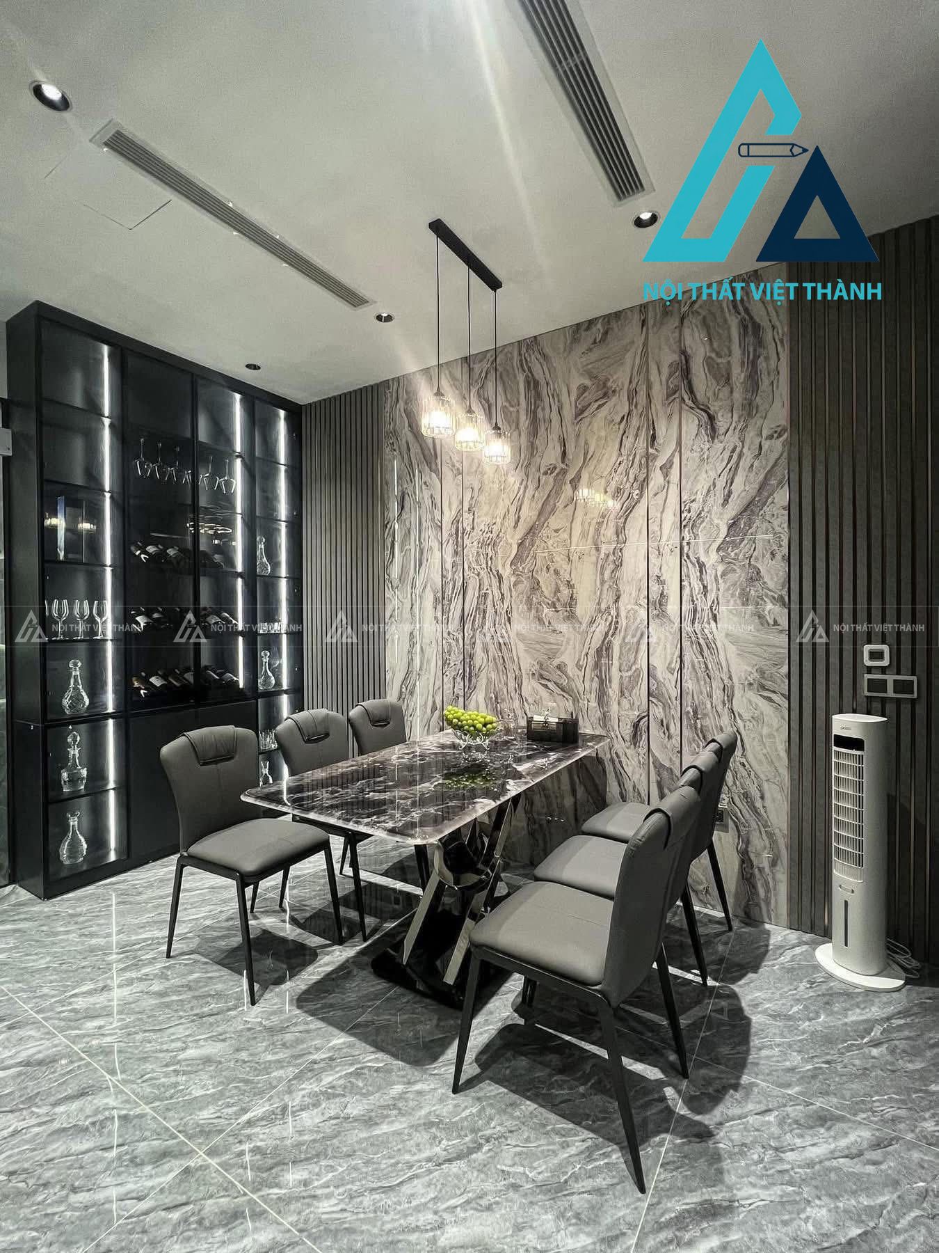 Bộ bàn ăn sang trọng cho biệt thự