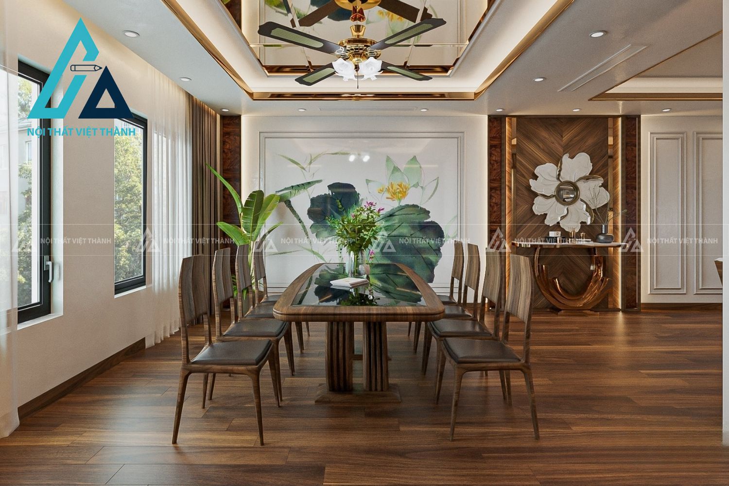 Bộ Bàn Ăn Hiện Đại Sang Trọng Cho Phòng Bếp 3