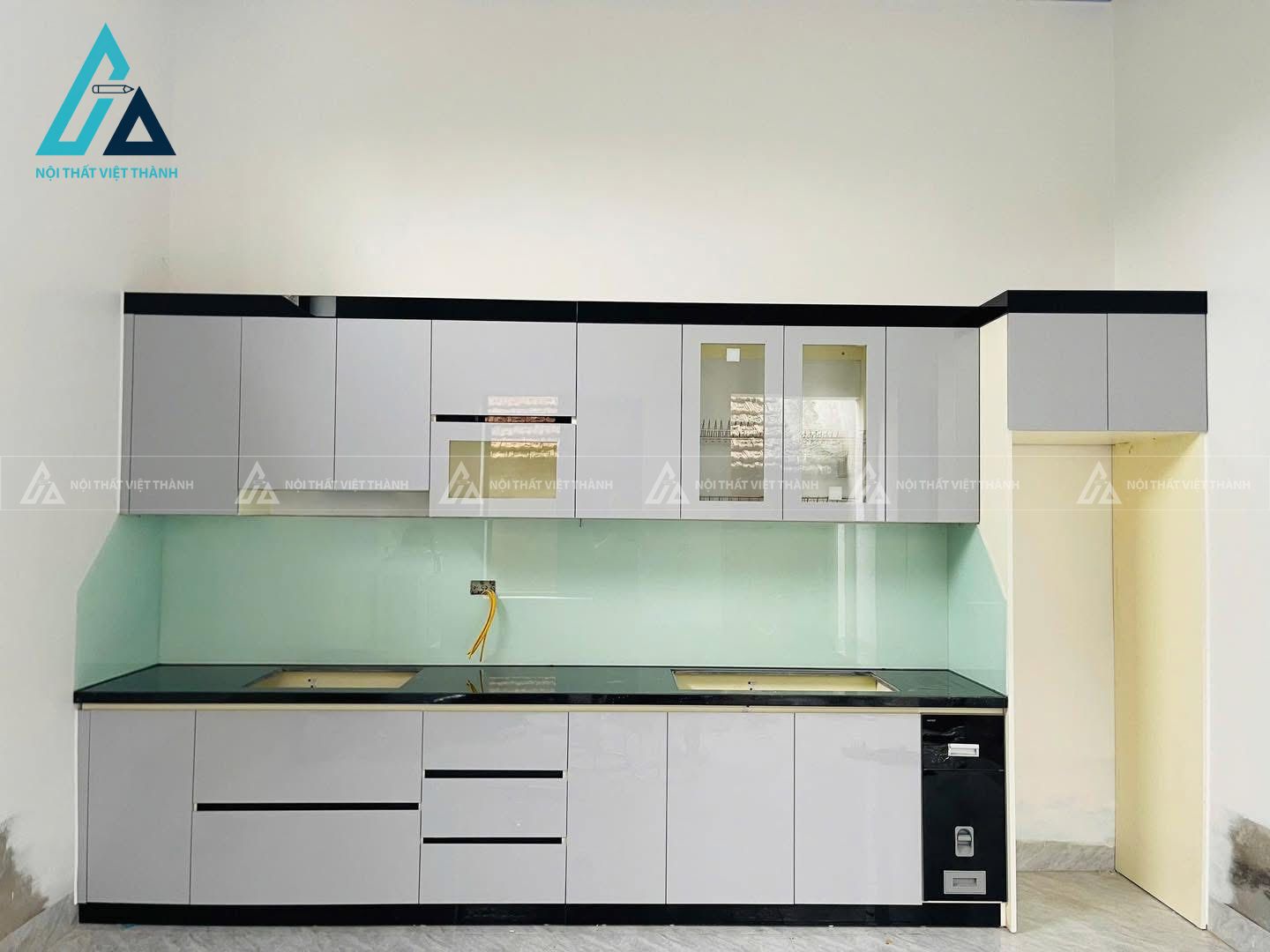 Thiết kế tủ bếp cho nhà hướng Đông Bắc tối giản