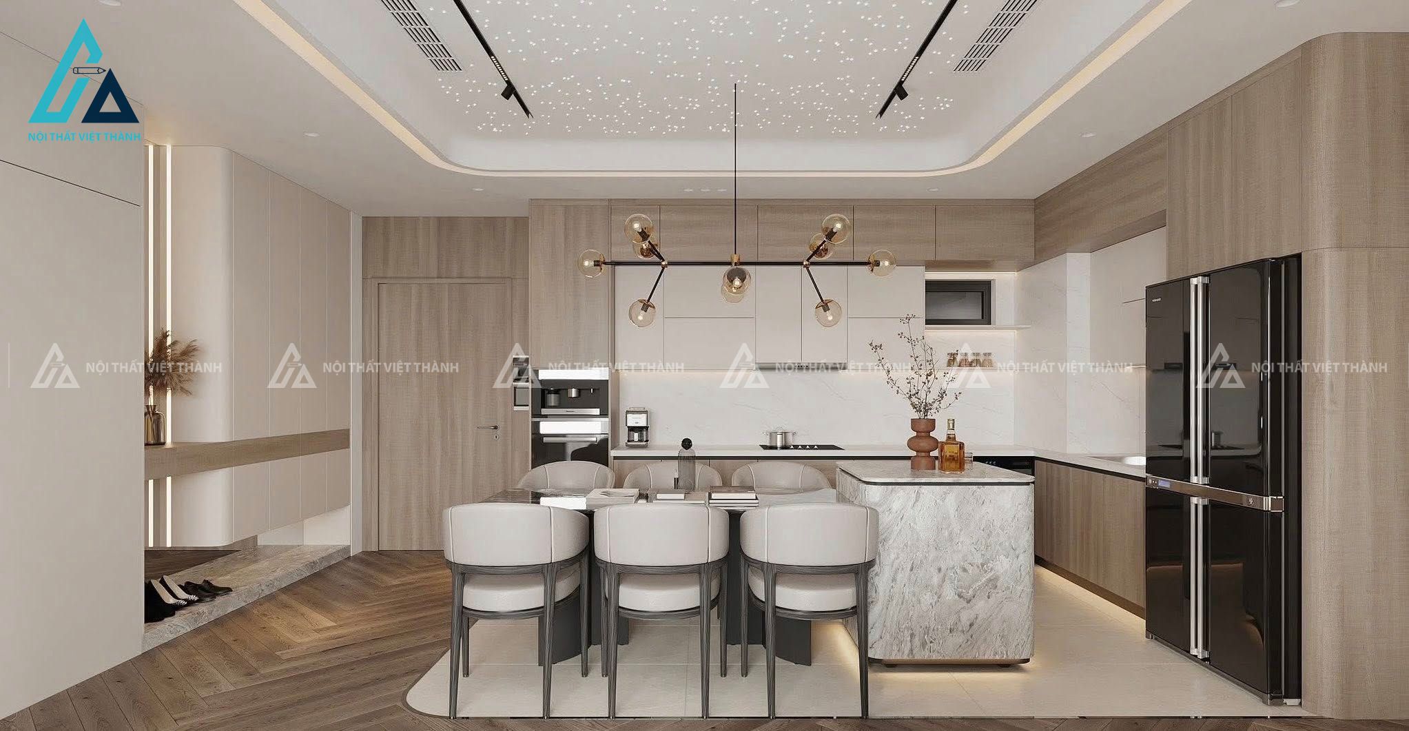 Chọn hướng nhà bếp chuẩn khoa học cho nhà hướng Đông Bắc