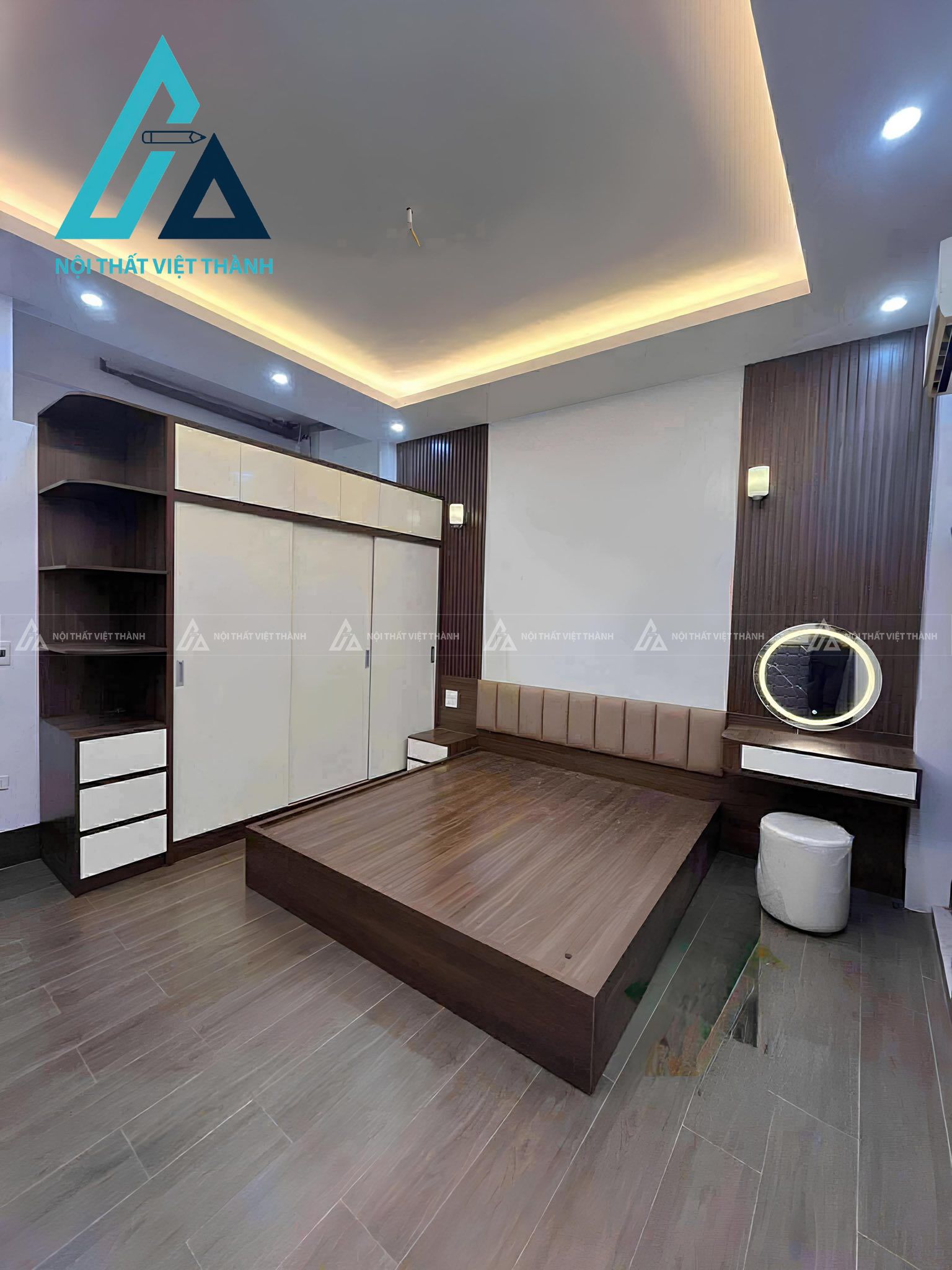 Combo nội thất phòng ngủ tối giản 