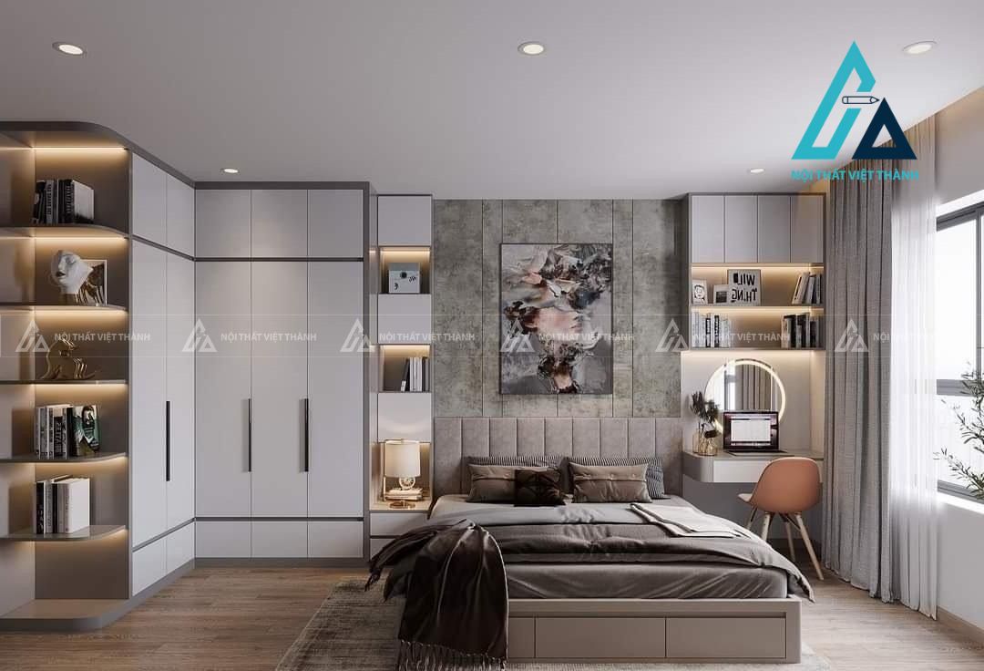 Thiết kế và thi công combo phòng ngủ hiện đại