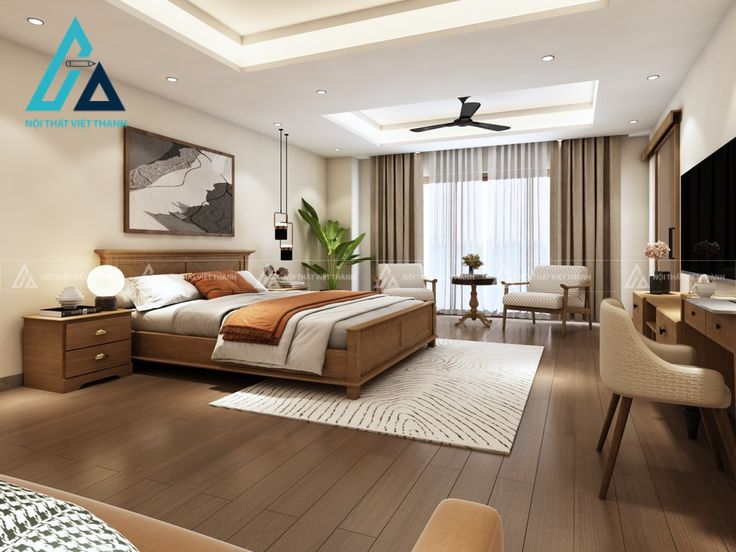 Combo phòng ngủ màu sắc hiện đại