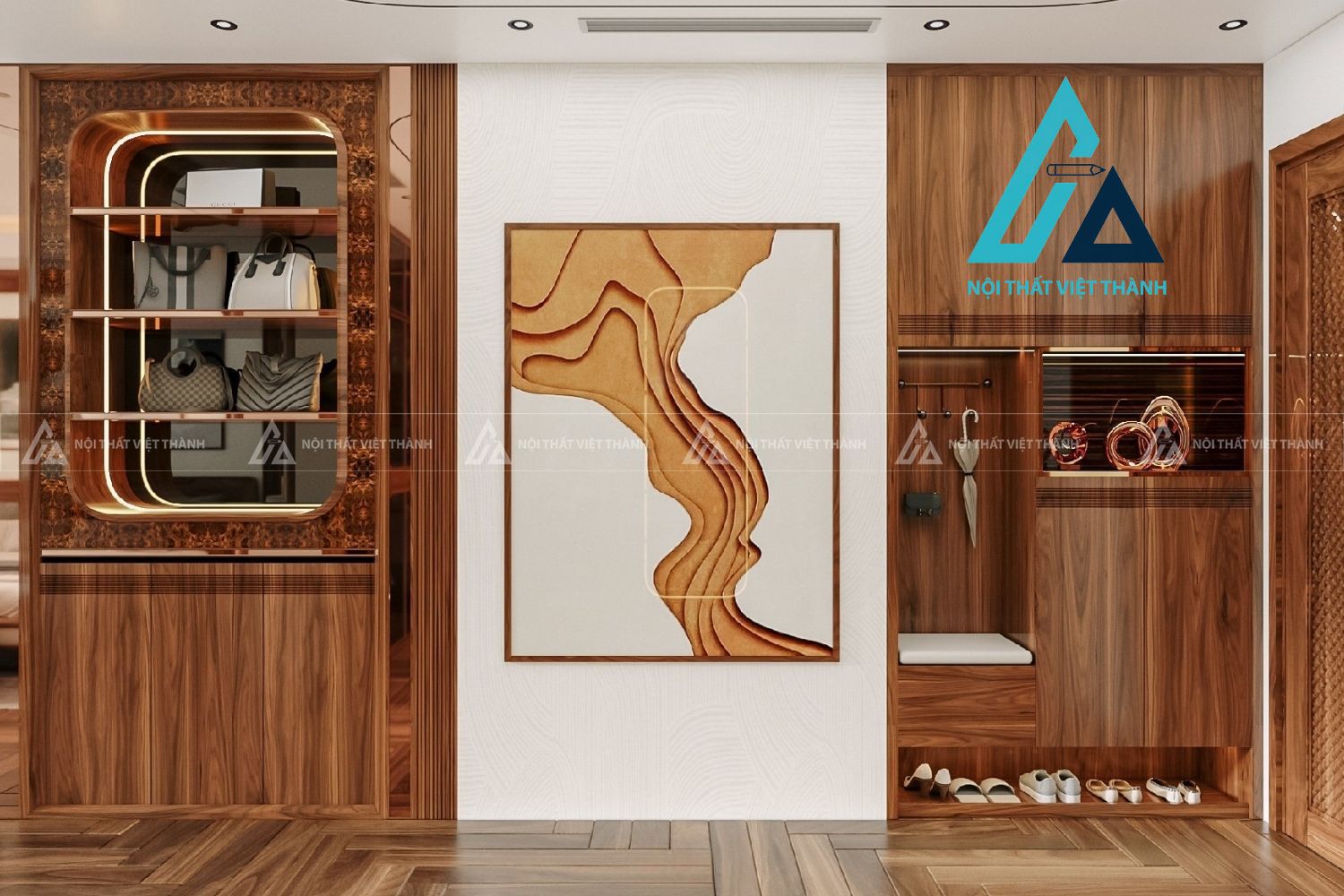 Combo Phòng Ngủ Gỗ Tự Nhiên Thiết Kế Đa Năng Tiện Dụng 1