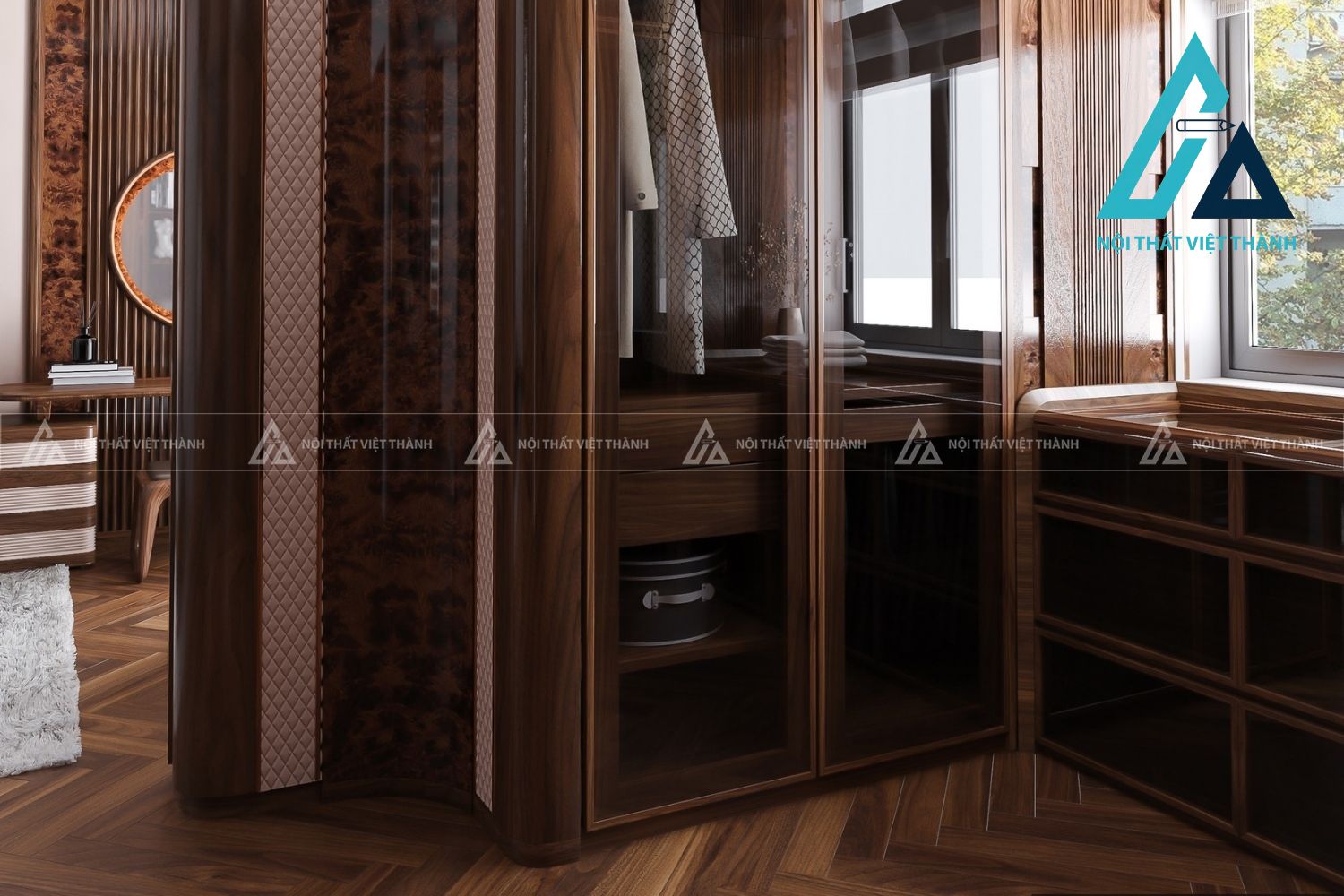 Bộ Phòng Ngủ Gỗ Tự Nhiên Phong Cách Tối Giản Thanh Lịch 4