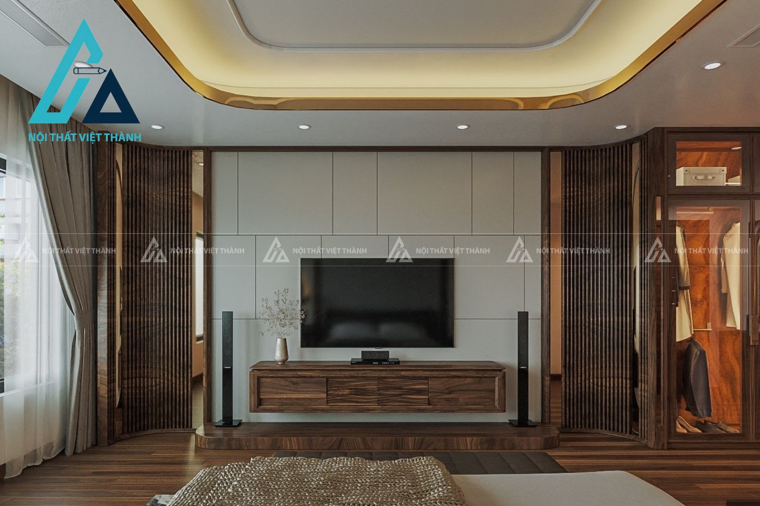 Bộ Nội Thất Phòng Ngủ Gỗ Tự Nhiên Cao Cấp Đồng Bộ 6