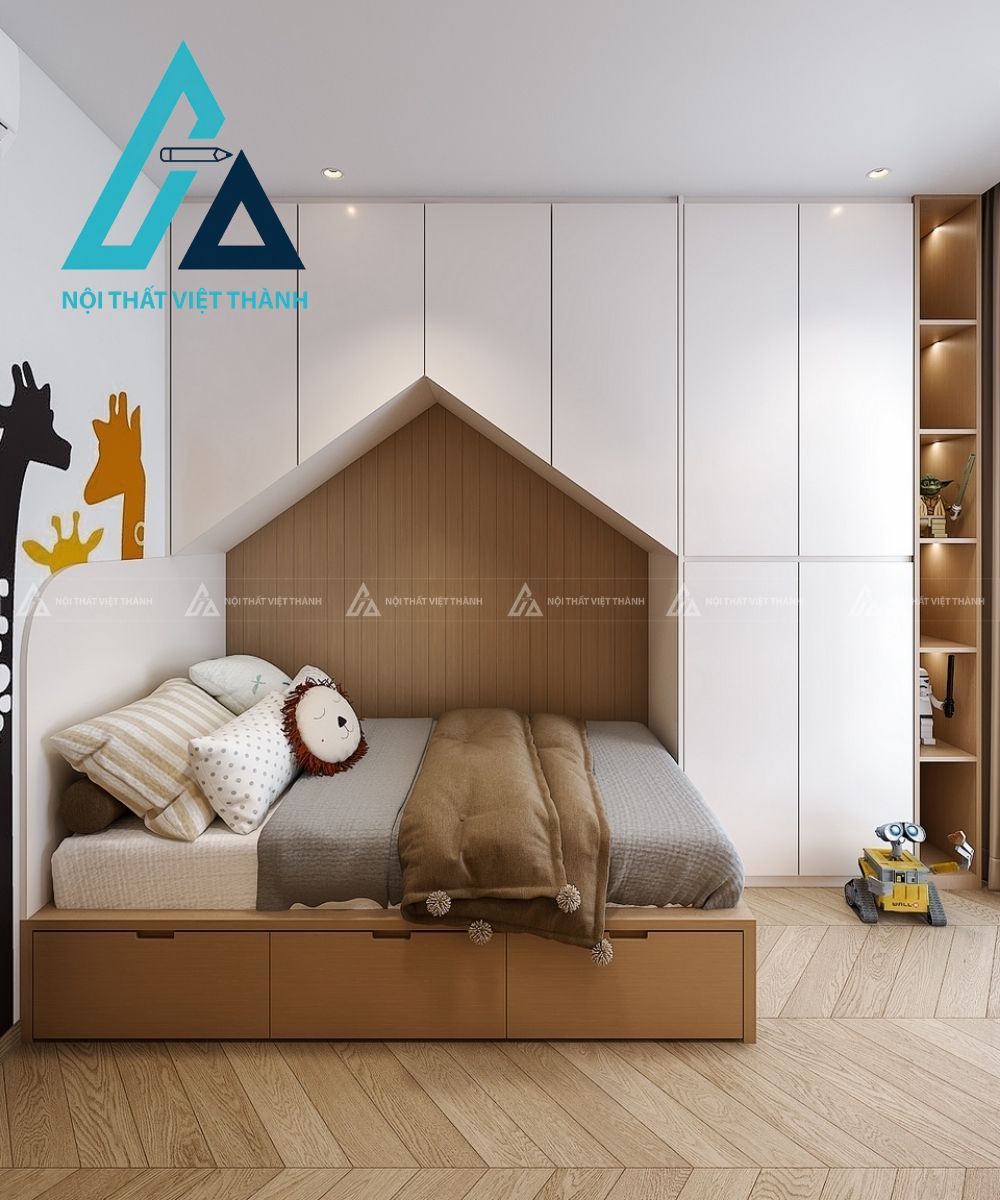Combo Nội Thất Phòng Ngủ Trẻ Em Tối Ưu Không Gian 1