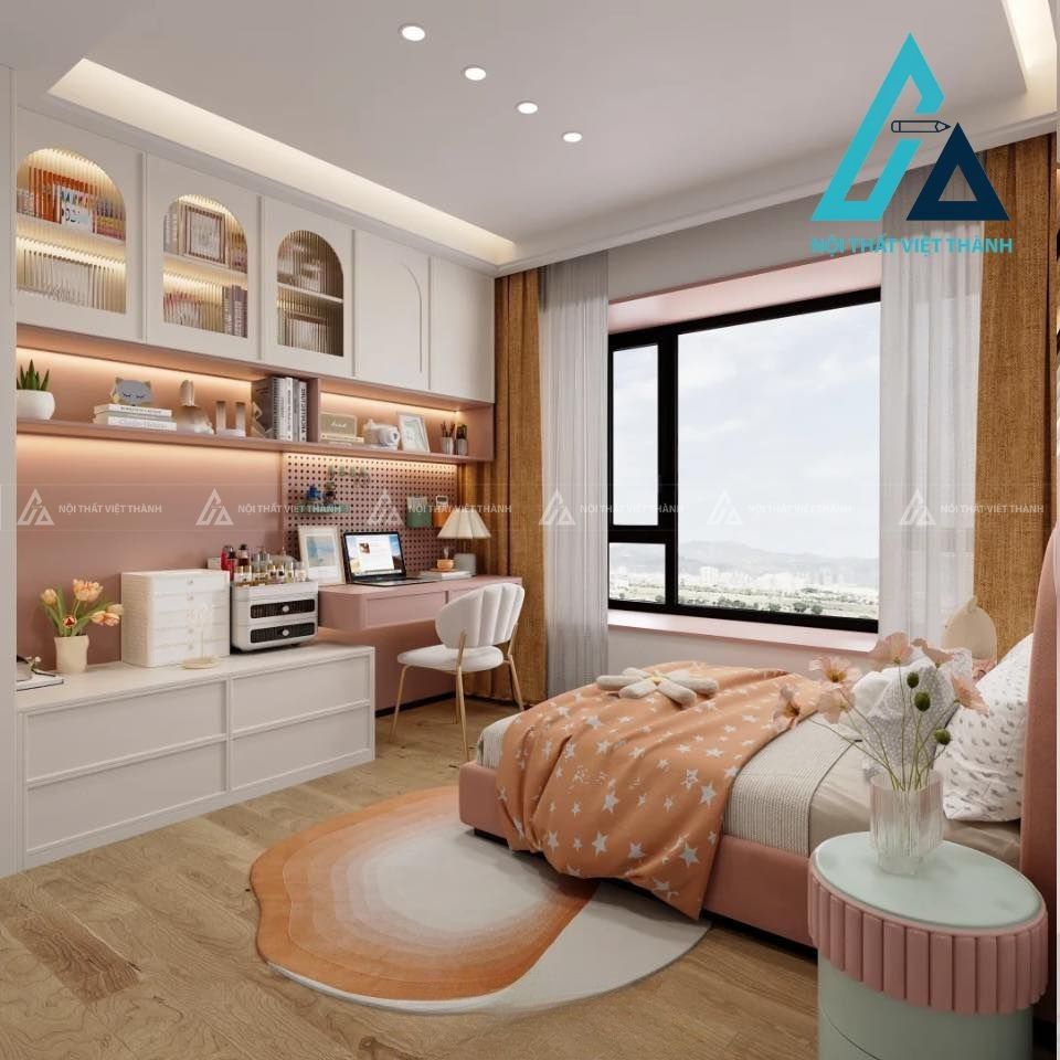 Thiết kế và thi công combo phòng ngủ trẻ em hiện đại
