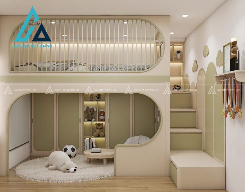 Conbo phòng ngủ phù hợp giai đoạn phát triển của trẻ