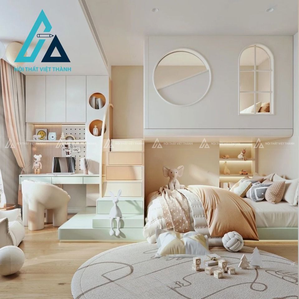 Thiết kế và thi công combo phòng ngủ trẻ em chuyên nghiệp