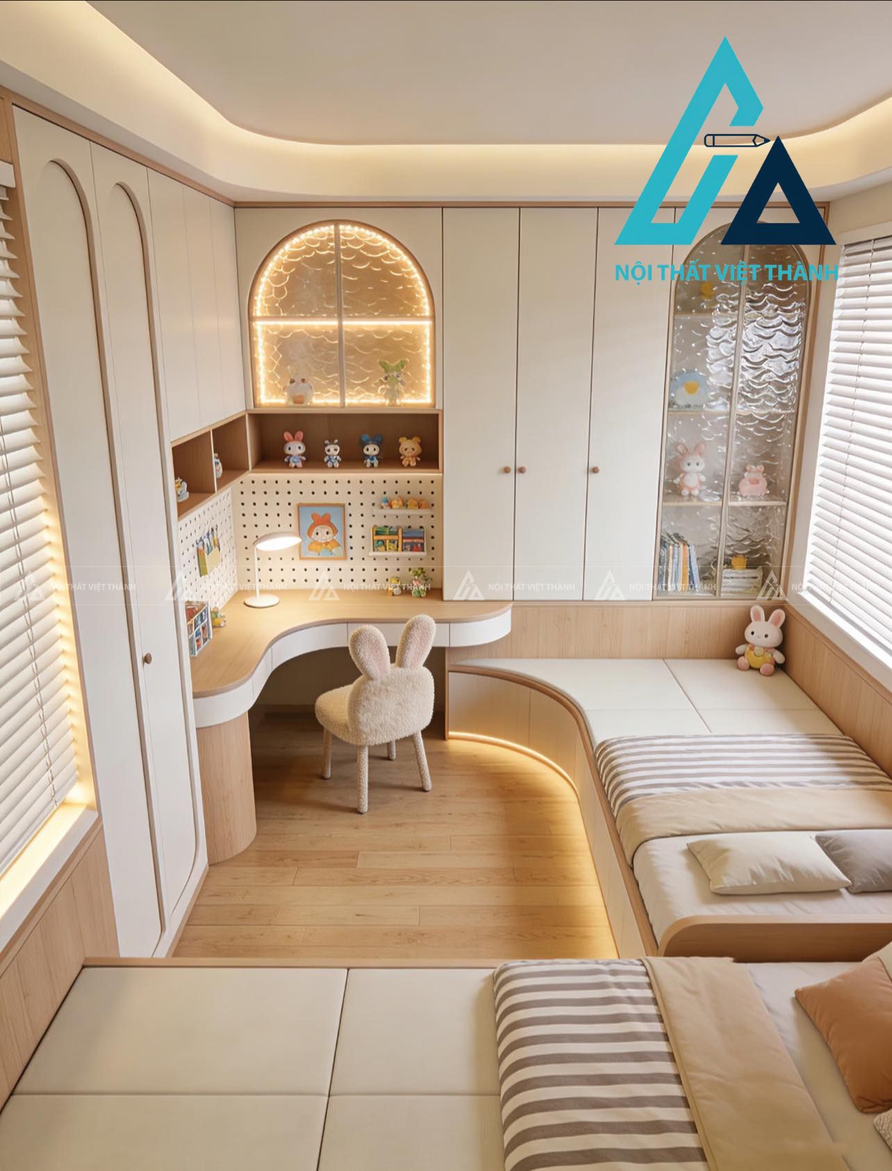 Bộ Nội Thất Phòng Ngủ Trẻ Em An Toàn Bền Đẹp 1