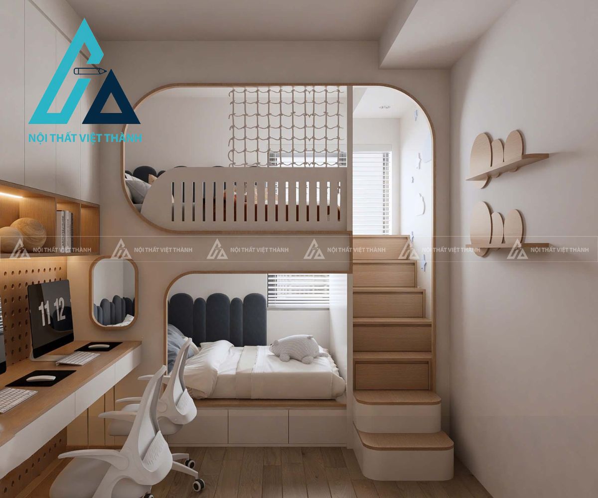 Combo Phòng Ngủ Trẻ Em Phong Cách Dễ Thương Ngộ Nghĩnh 2