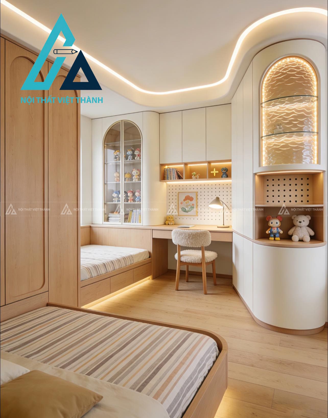 Bộ Nội Thất Phòng Ngủ Trẻ Em An Toàn Bền Đẹp 2