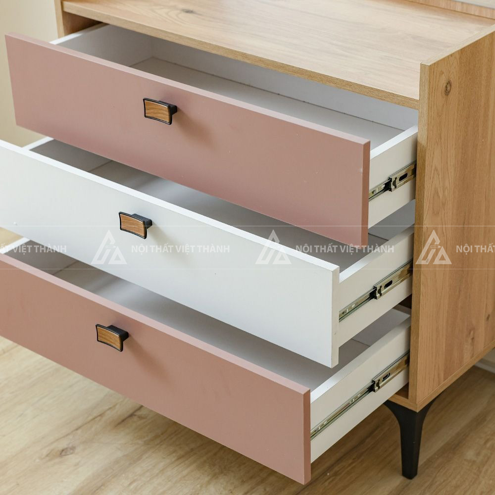 Combo Phòng Ngủ Thiếu Niên Hiện Đại Gồm Giường Bọc Nệm Bàn Học Và Tủ Quần Áo 4