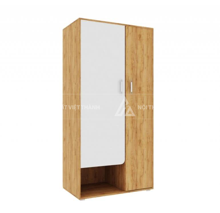Combo Phòng Ngủ Hiện Đại Gồm Giường Ngủ Gỗ Nan Dọc Tủ Quần Áo Và Kệ Tủ Tiện Lợi 5