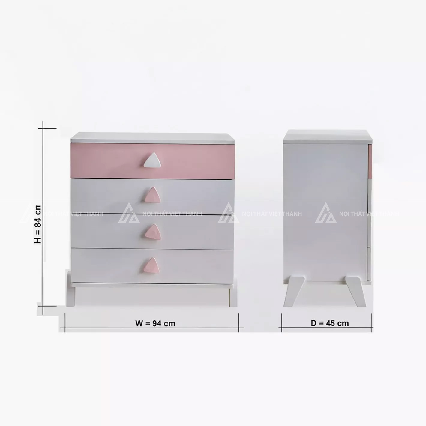 Combo Phòng Ngủ Hiện Đại Gồm Giường Bọc Nệm Táp Đầu Giường Và Tủ Ngăn Kéo Cao Cấp 6