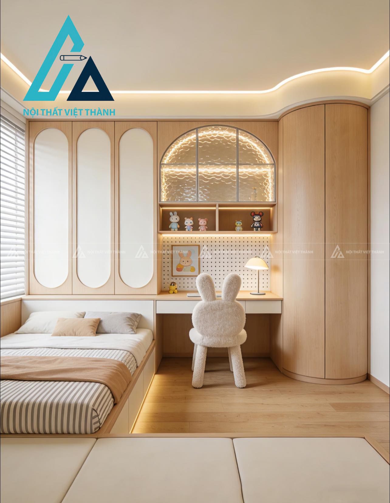 Bộ Nội Thất Phòng Ngủ Trẻ Em An Toàn Bền Đẹp 6