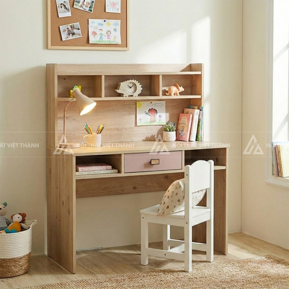 Combo Phòng Ngủ Thiếu Niên Hiện Đại Gồm Giường Bọc Nệm Bàn Học Và Tủ Quần Áo 7