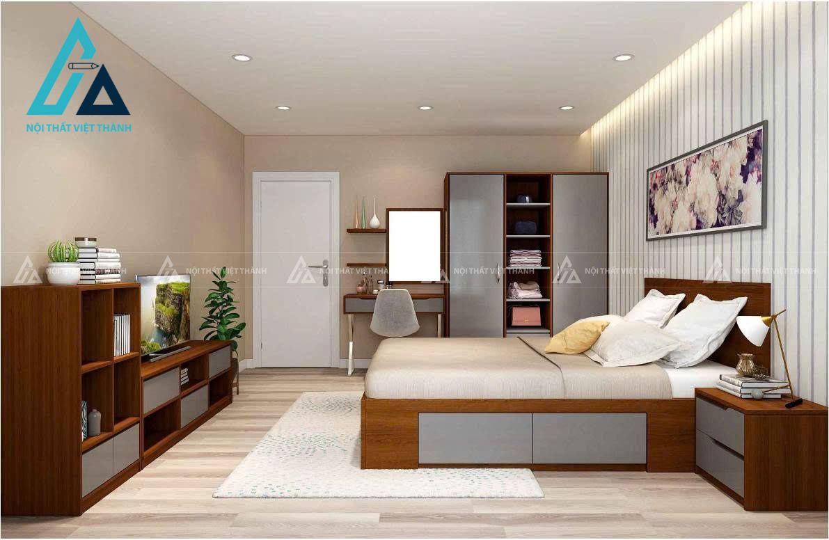 Kích thước giường phù hợp phòng ngủ