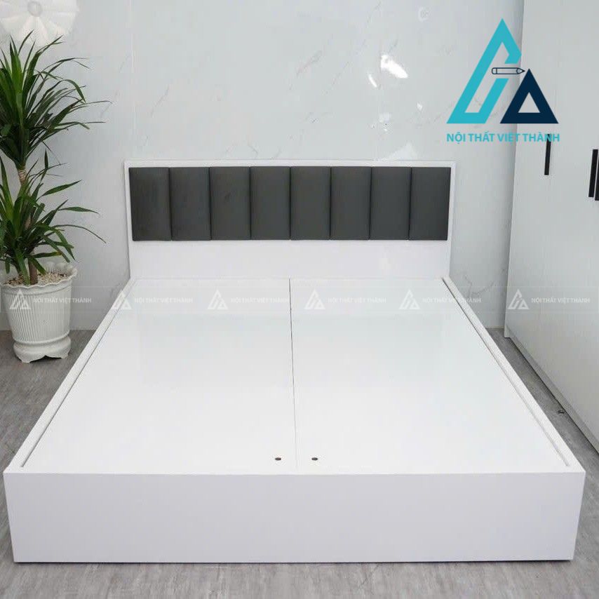 Giường trắng trẻ trung