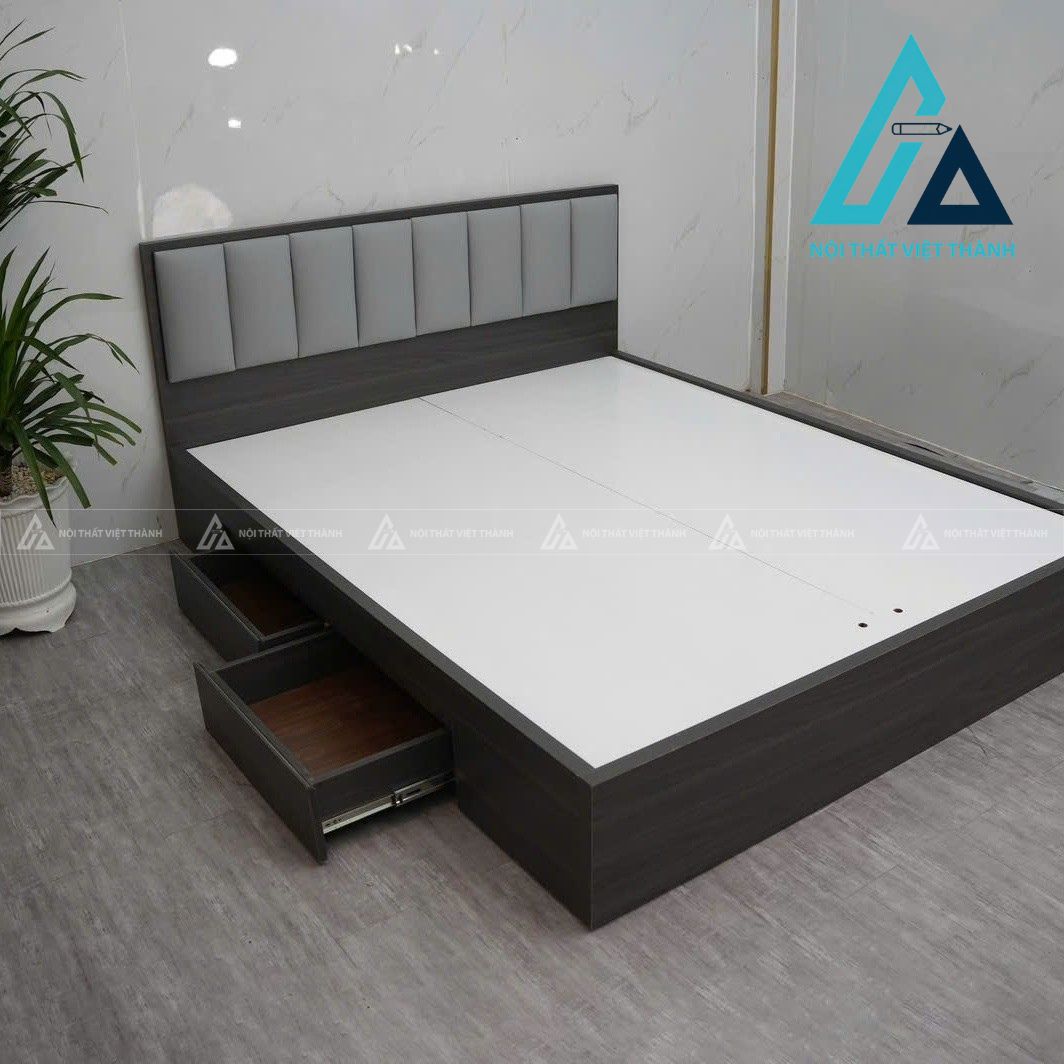 Giường ngủ tích hợp ngăn kéo lưu trữ