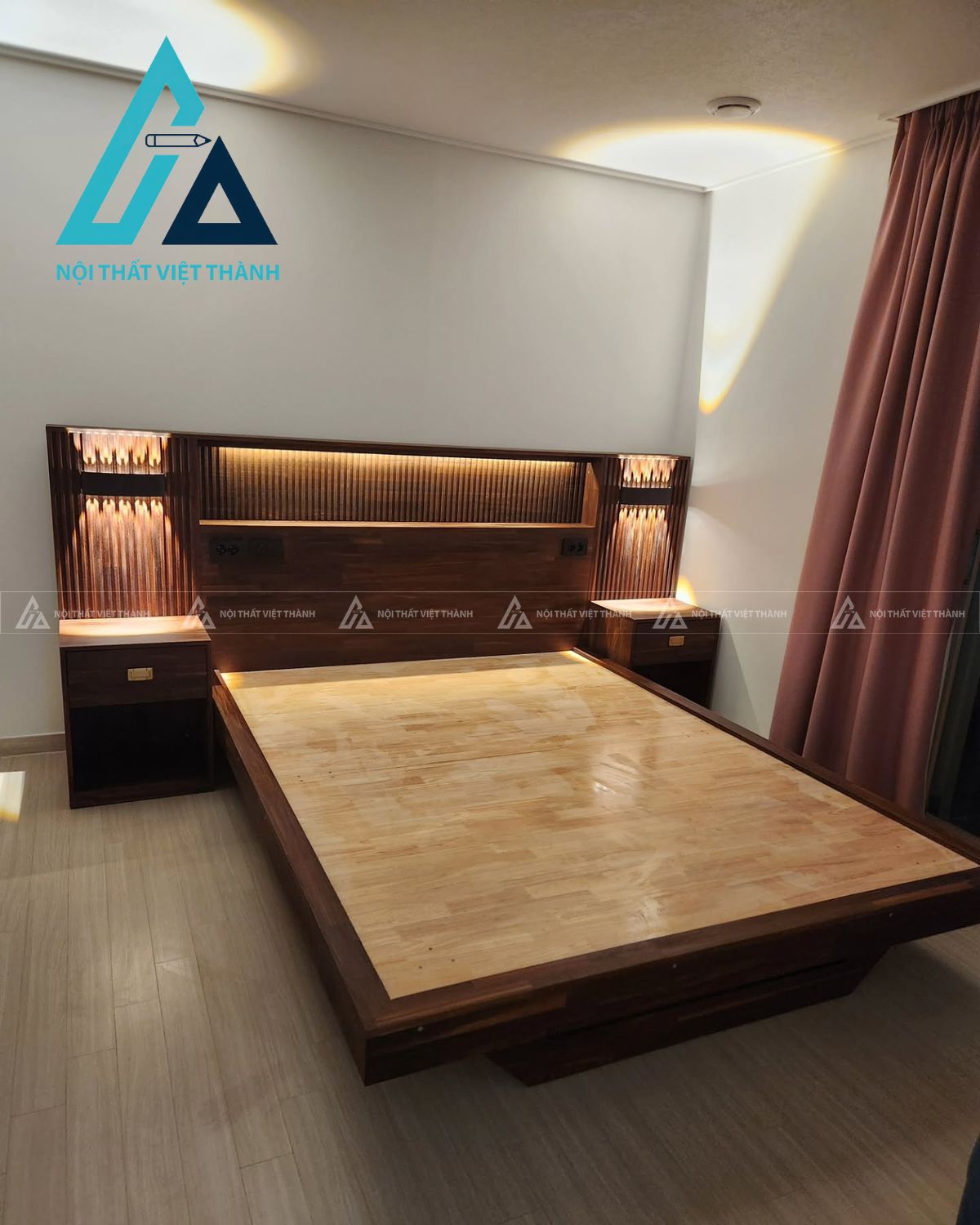 Mẫu giường gỗ độc đáo