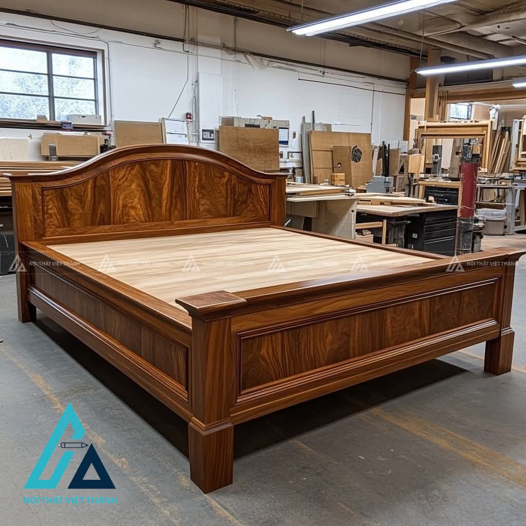 Giường ngủ gỗ tự nhiên