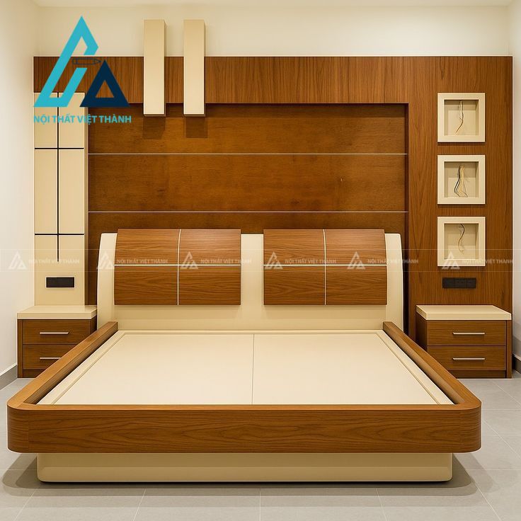 Giường ngủ gỗ công nghiệp