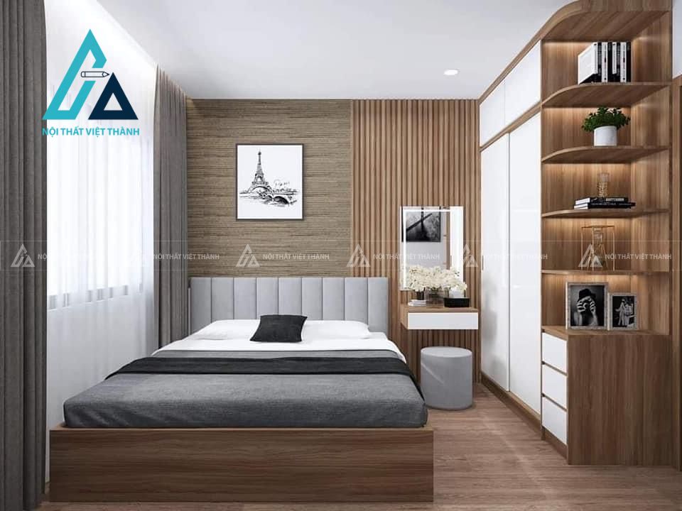 Thiết kế và thi công giường gỗ công nghiệp chuyên nghiệp