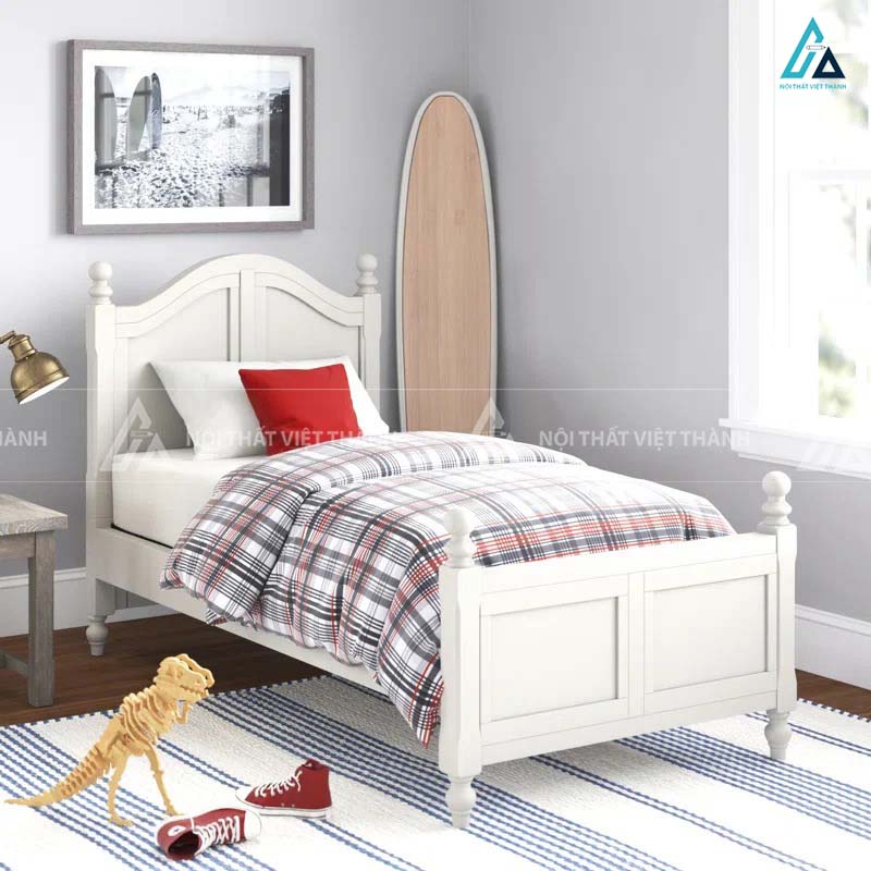 Giường Ngủ Cho Bé Khung Gỗ Hình Ngôi Nhà Phong Cách Tối Giản Hiện Đại 3
