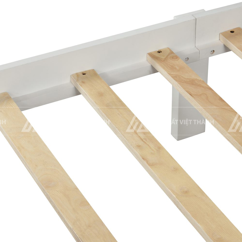 Giường Ngủ Trẻ Em Thiết Kế Hiện Đại Tích Hợp Đầu Giường Nan Chéo Độc Đáo 2