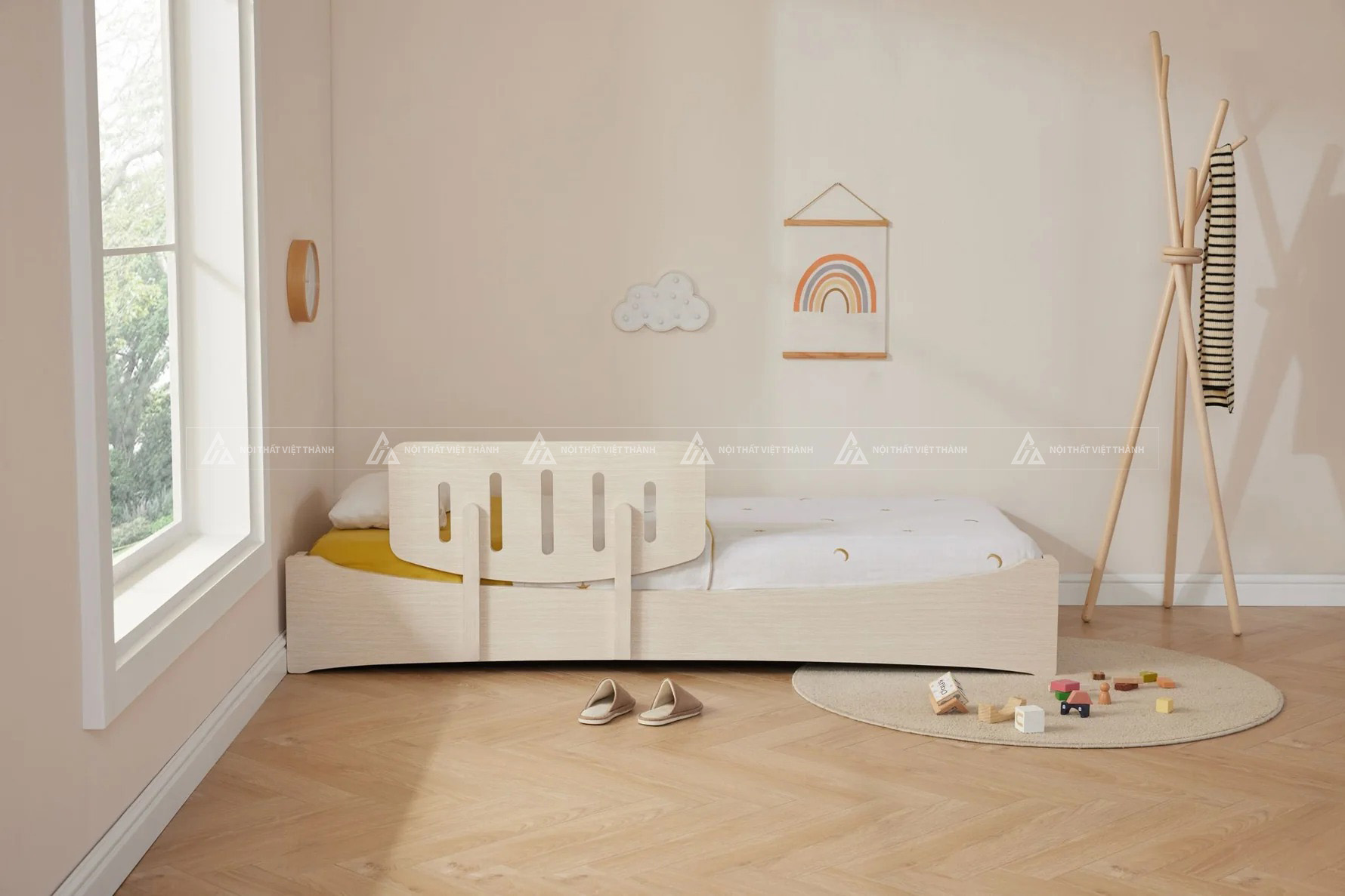 Giường Ngủ Trẻ Em Thiết Kế Hiện Đại An Toàn Cho Bé 5