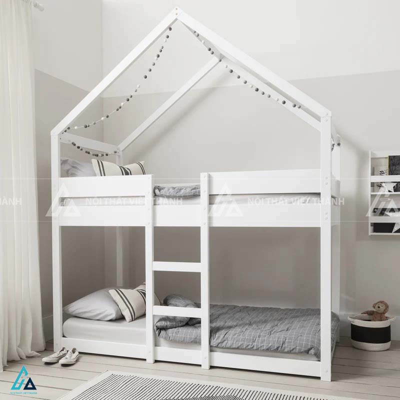Giường Tầng Trẻ Em Hình Ngôi Nhà Sáng Tạo Thiết Kế Hiện Đại Kiến Tạo Không Gian Vui Chơi