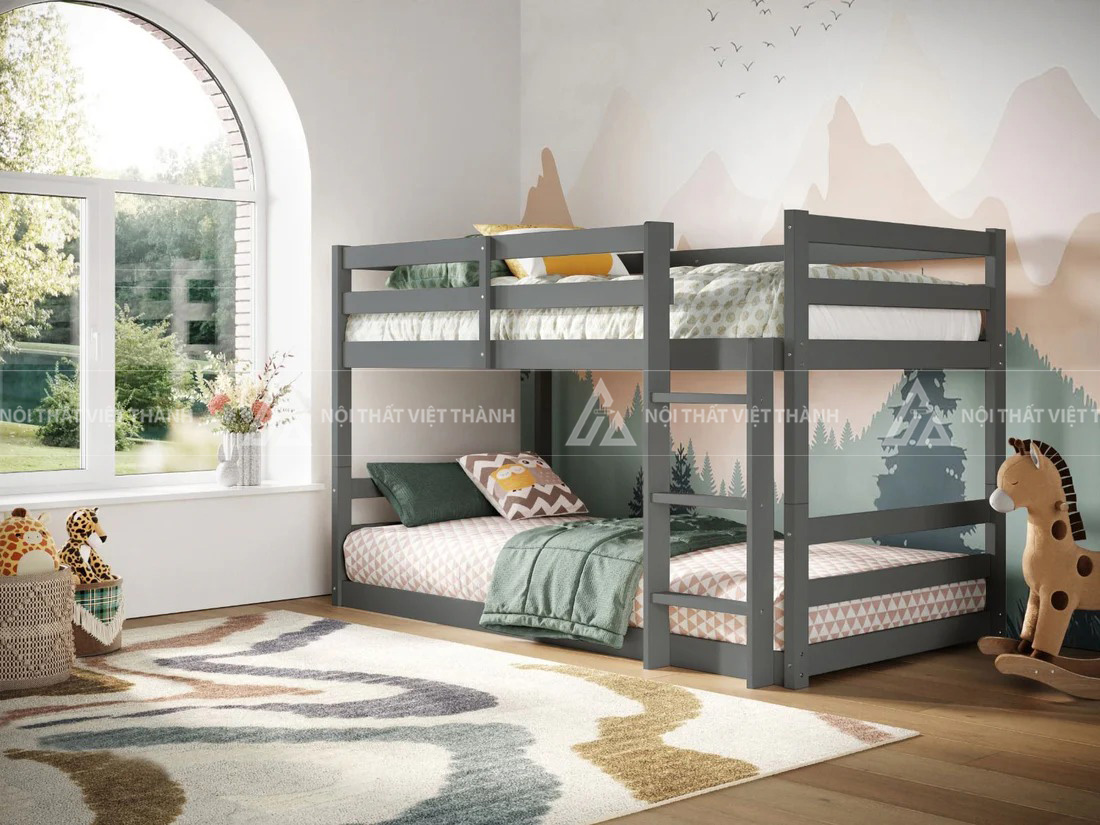 Giường Tầng Trẻ Em Thiết Kế Hiện Đại Tối Ưu Diện Tích Cho Phòng Ngủ Nhỏ 3