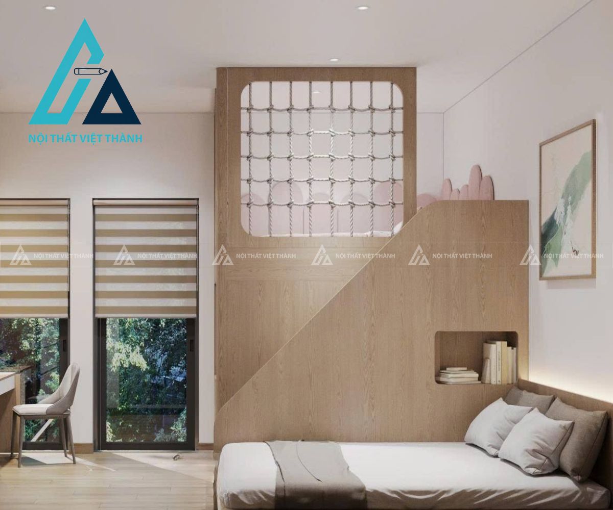 Giường Tầng Trẻ Em An Toàn Tiện Lợi 1