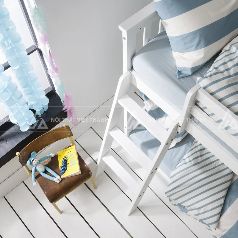 Giường Tầng Trẻ Em Tích Hợp Cầu Trượt Sáng Tạo Kết Hợp Khu Vui Chơi Tại Gia 4
