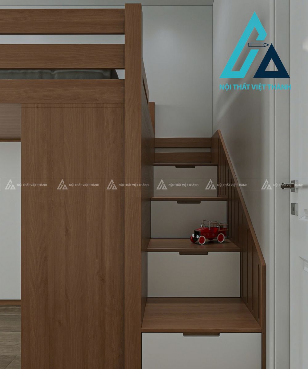 Giường Tầng Cho Bé Thiết Kế Dễ Thương An Toàn 3