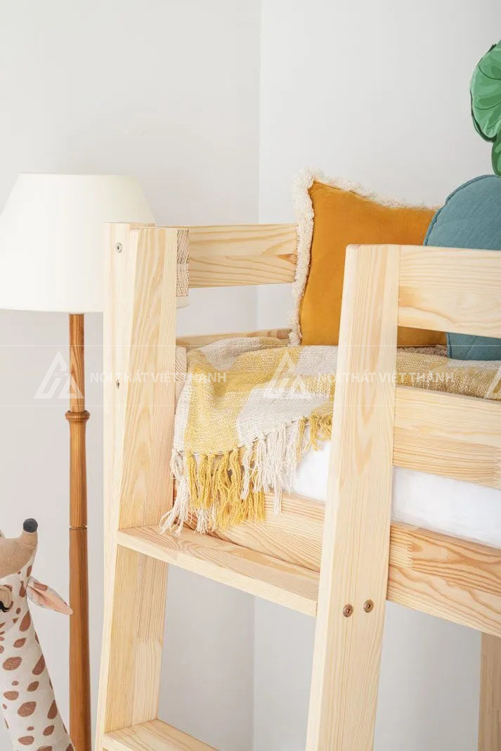 Giường Tầng Gác Mái Kết Hợp Không Gian Vui Chơi Và Học Tập Phía Dưới Tiết Kiệm Diện Tích 4