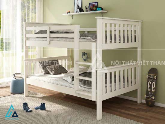 Giường Tầng Trẻ Em Thiết Kế Thanh Lịch Tối Ưu Không Gian Phòng Ngủ 1
