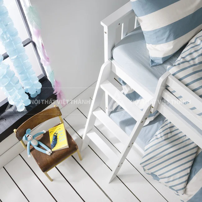 Giường Tầng Trẻ Em Thiết Kế Đa Năng Tích Hợp Cầu Trượt Và Ngăn Kéo Lưu Trữ Tối Ưu Diện Tích 6
