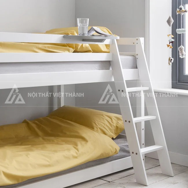 Giường Tầng Trẻ Em Tối Giản Tích Hợp Kệ Để Đồ Thông Minh Khung Sườn Vững Chãi 6