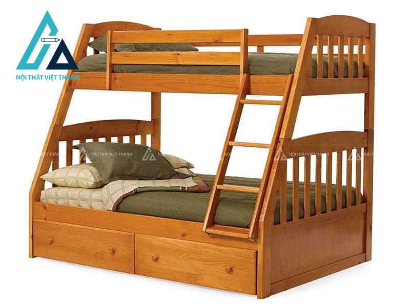Giường tầng có ngăn kéo lưu trữ đồ