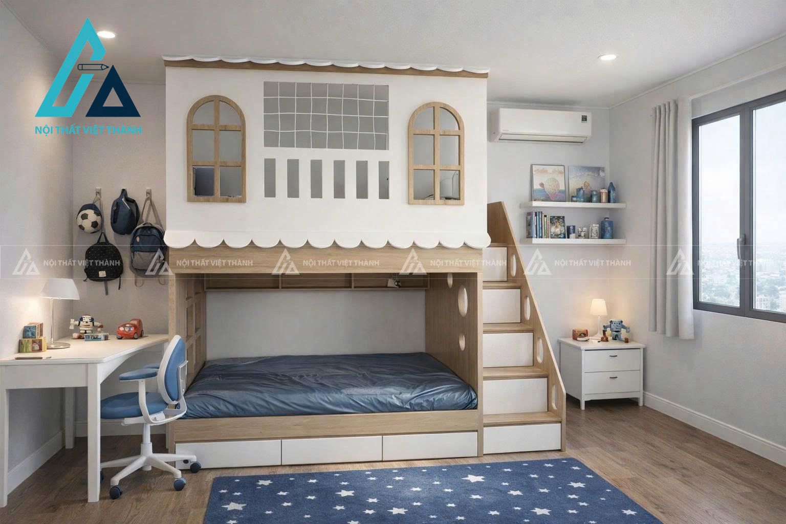 Giường tầng tối ưu công năng