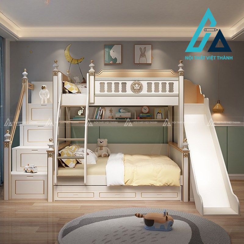 Giường tầng trẻ em đa dạng phong cách