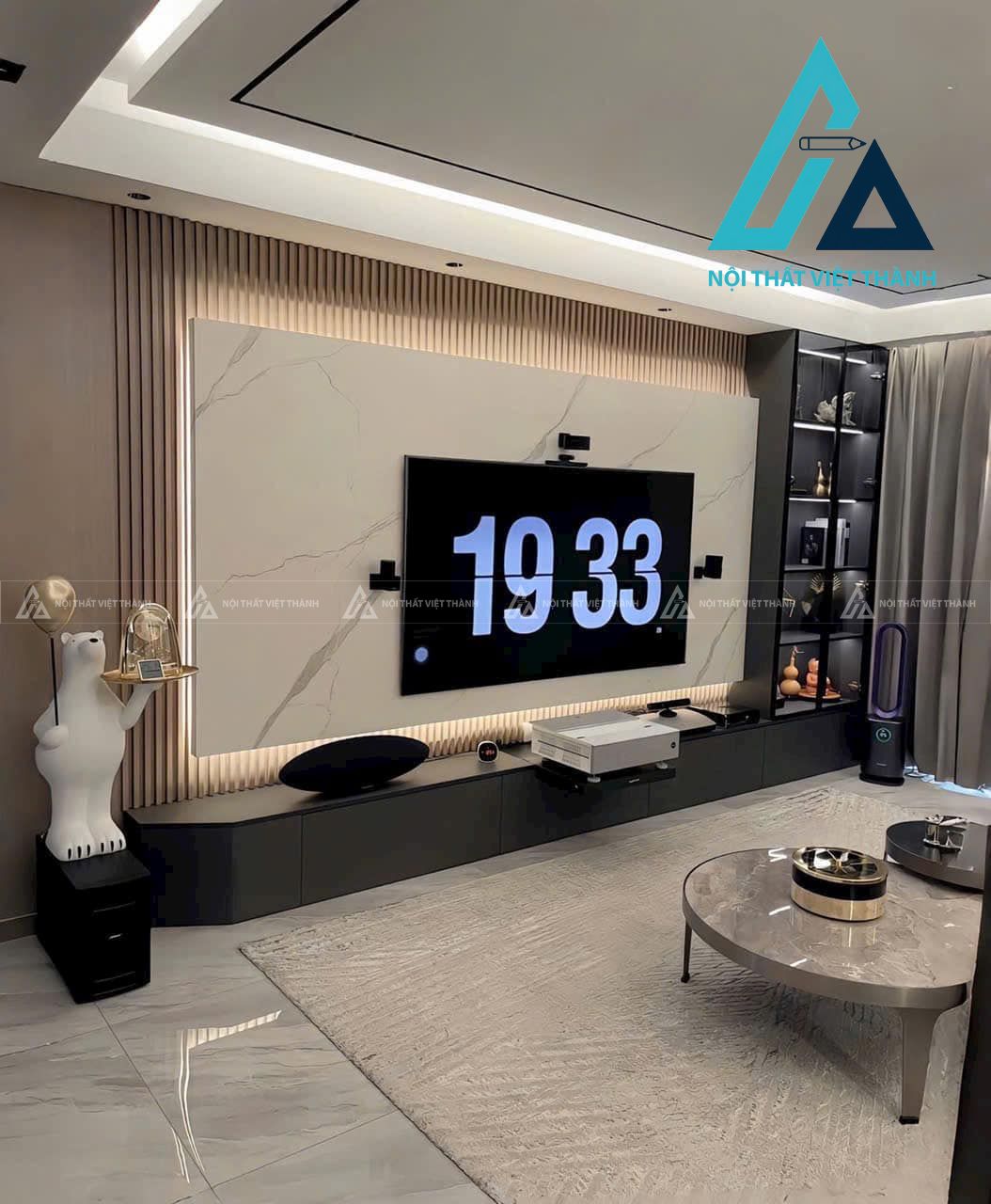 Kệ tivi tone trầm sang trọng