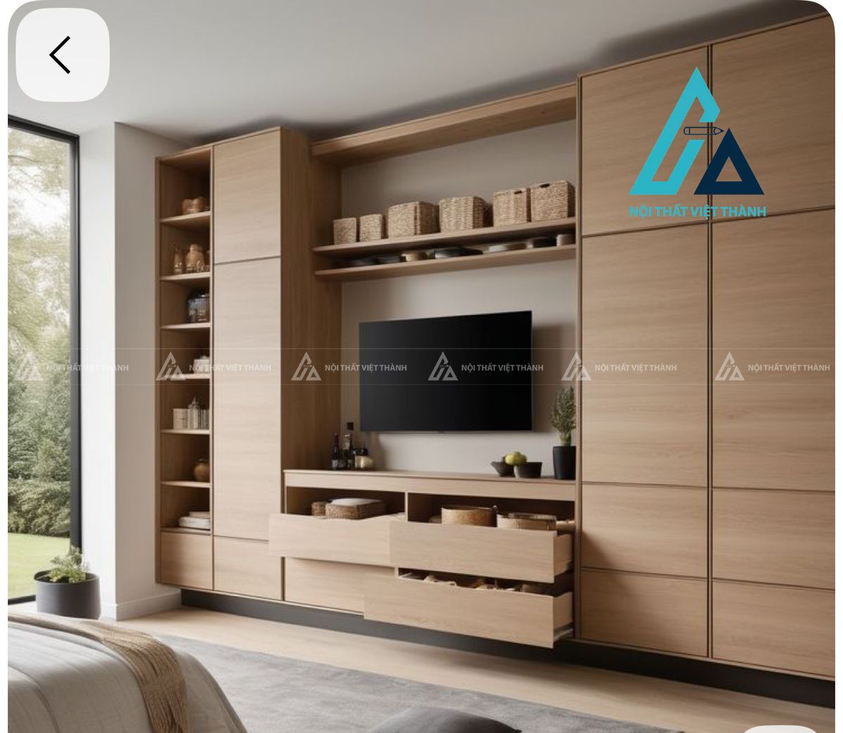 Thiết kế và thi công tủ tivi theo yêu cầu