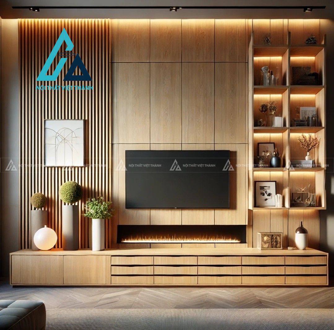 Thiết kế và thi công tủ tivi chuyên nghiệp