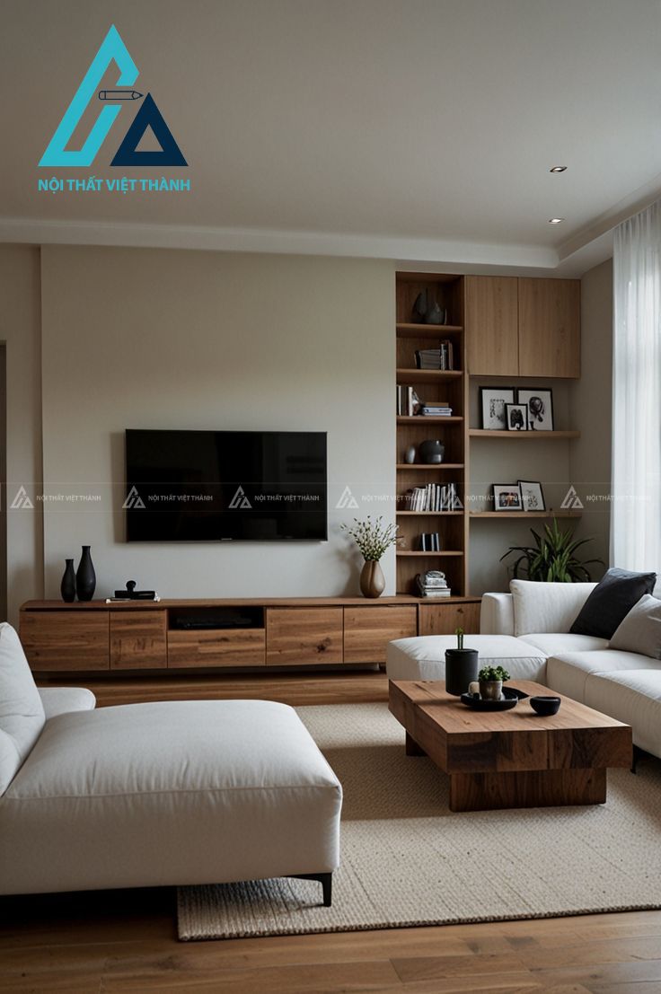 Tủ tivi tạo điểm nhấn thẩm mỹ cho ngôi nhà