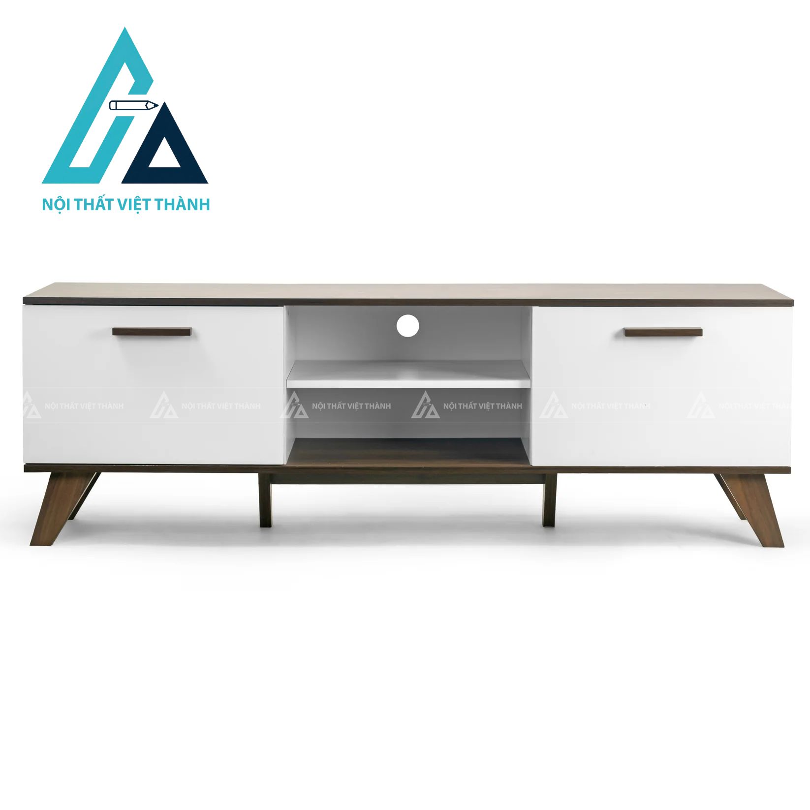 Kệ Tivi Gỗ Công Nghiệp Phong Cách Hiện Đại Dễ Bài Trí 1